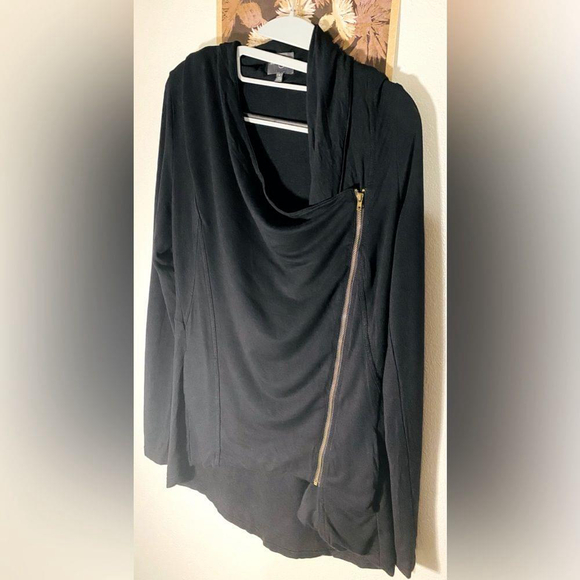 Black side zip jacket - Picture 2 of 5